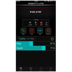 Ampli de guitare électrique portable Nux MightyLite BT Modeling Amp