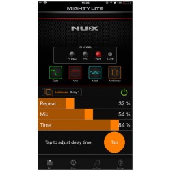 Ampli de guitare électrique portable Nux MightyLite BT Modeling Amp