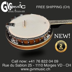 Banjo GEWA 5-String Sunburst High Gloss with Case