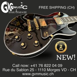 Guitare Gibson Les Paul Custom 70s Reissue Prestige Ebony