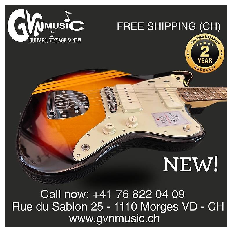 Fender Traditional 60s Jazzmaster 3-color sunburst 2025