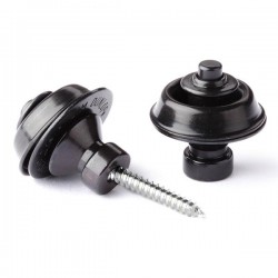 Straplock Traditional noir Set de 2 pièces