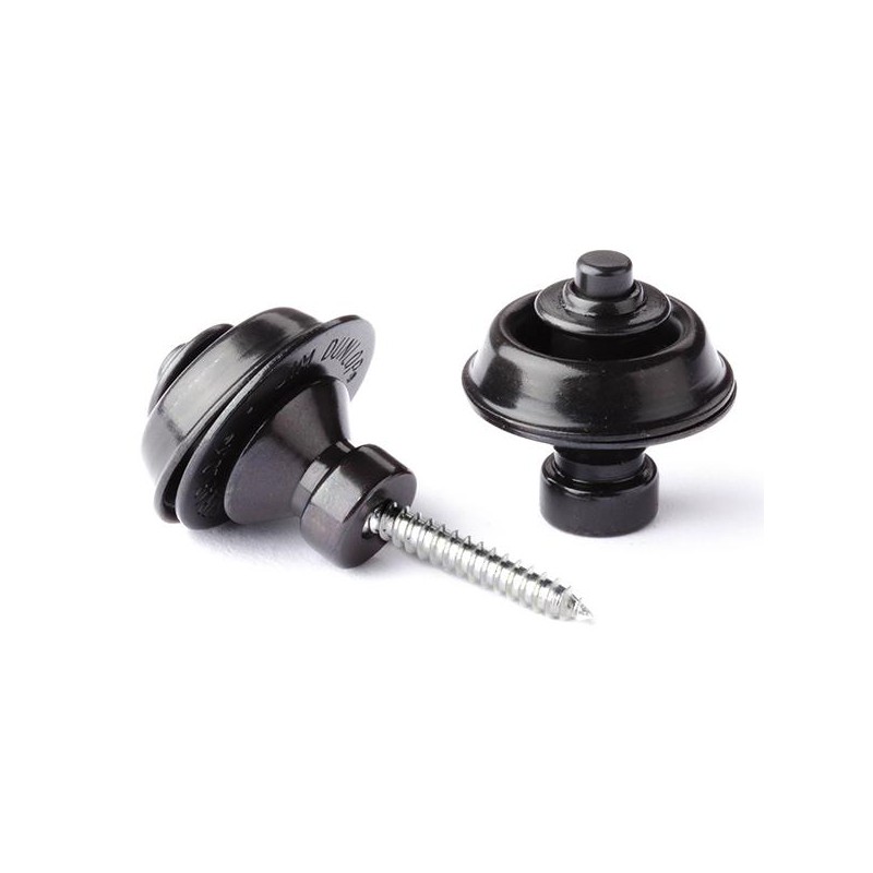 Straplock Traditional noir Set de 2 pièces