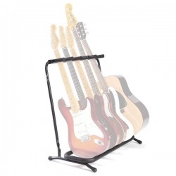 Multi Folding Guitar Stand for 5 Guitars, Black