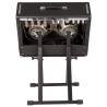FAS70BK, Amp Stand, grand support d'amplificateur, noir