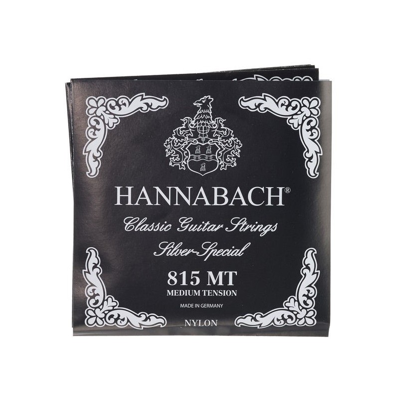 Cordes pour guitare classique Hannabach 815MT Black