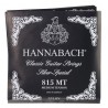Cordes pour guitare classique Hannabach 815MT Black