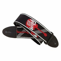 Gibson Woven Guitar Strap Red
