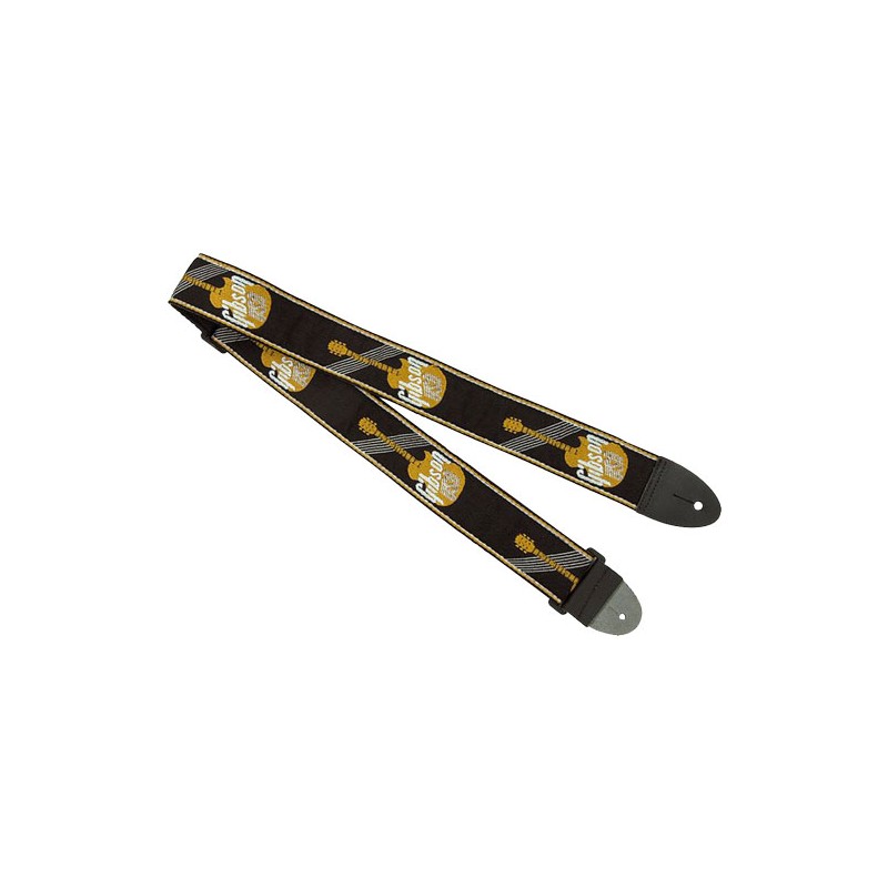 Gibson Woven Guitar Strap Gold