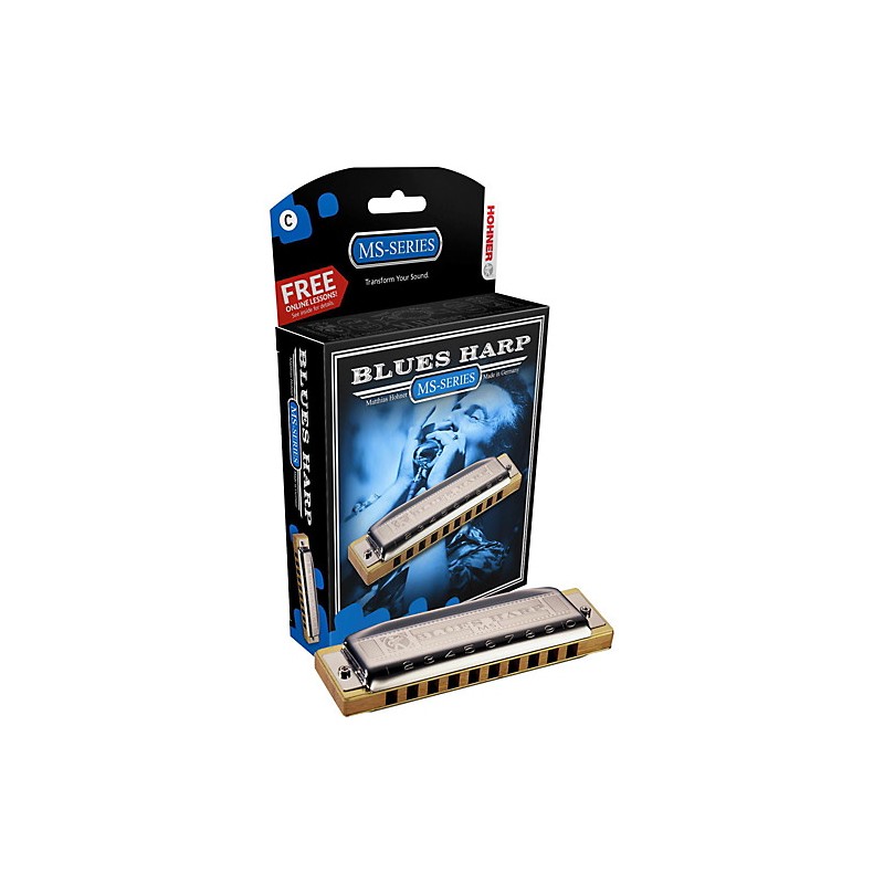 Harmonica diatonique 10 trous HOHNER MS Series Blues Harp en DO (C)