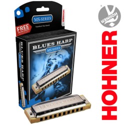 Harmonica diatonique 10 trous HOHNER MS Series Blues Harp en RE (D)