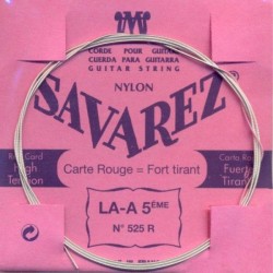 Corde à la pièce Classique Carte ROUGE Fort 5e A-LA Filée arg.