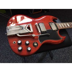 Gibson SG 61 vintage cherry sideway Tremolo Including Hardcase!