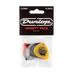 VARIETY Light/Medium picks, Pack de 12 plectres médiators