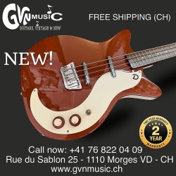 Danelectro 59 Short Scale Bass. Retro Style. FREE gigbag!