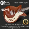 Danelectro 59 Short Scale Bass. Retro Style. FREE gigbag!