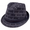 Chapeau Fender Fedora Axe Plaid Taille L-XL