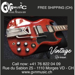 Gibson SG 61 vintage cherry sideway Tremolo Including Hardcase!