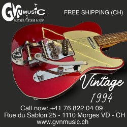 Fender Telecaster Custom 62 avec Bigsby Made in Japan VINTAGE 1994!