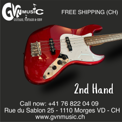 Fender Jazz Bass candy red