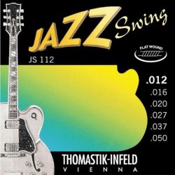 Cordes guitare électrique à Filet Plat Thomastik Ac. Jazz Swing Series 012-050 Flat Wound Medium Light