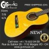 Guitare Classique Espagnole cordes nylon. Bonne pour les débutants.