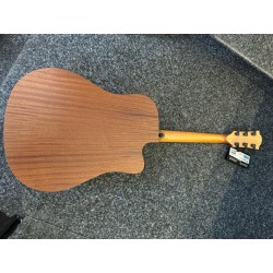 LAG Western Electroacoustic Left Gaucher Dreadnought Cutaway