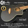 Ortega Electroacoustic Bass avec Cutaway Style et Profondeur