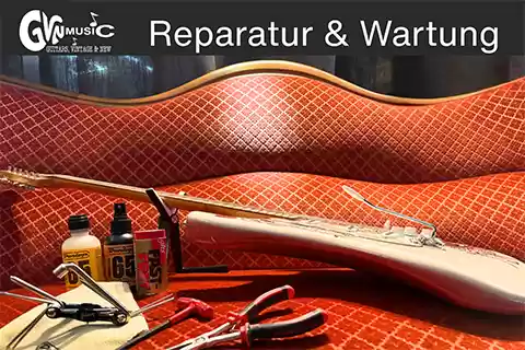 Services de petites réparations, réglages, entretien & d'accordage de guitare dans notre magasin de musique.