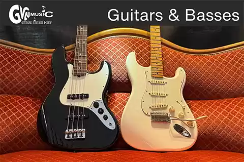 Décourez les guitares et basses chez GVN mmusic Morges